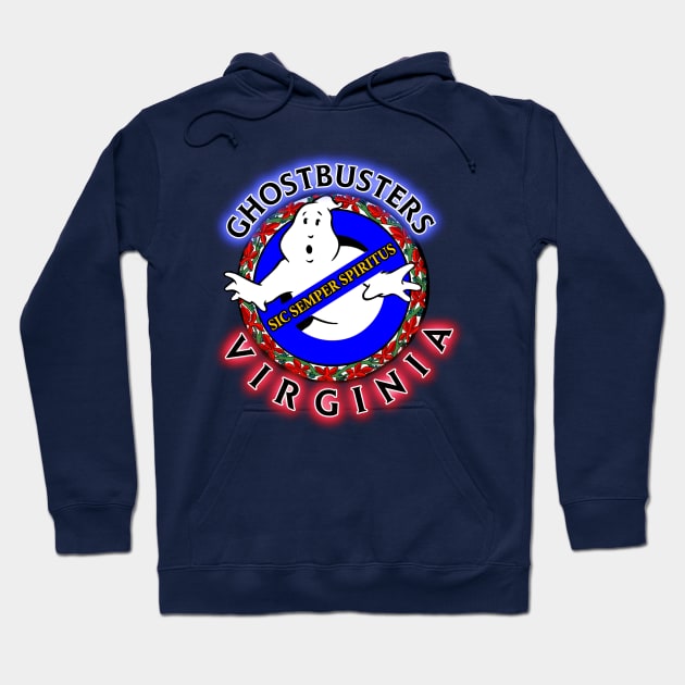 REAL GBVA Stamp Tee Hoodie by Ghostbusters Virginia